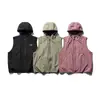 Nanxia Disguise Nanxia Disguise Nuevo Top Casual con Capucha sin Mangas Retro Japonés Chaleco de Moda para Hombre