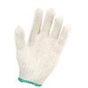 Guantes de protección laboral ropa de trabajo para construcción resistentes al desgaste trabajo hilo de algodón hilo de algodón color natural borde rojo duraderos guantes de seguridad venta al por mayor Guangzhou