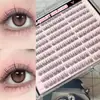Pestañas postizas transfronterizas de venta caliente, set de pegamento sin tallo estilo pájaro, voluminosas y espesas, para ojos grandes, versátil para uso diario, artículo popular de comercio exterior