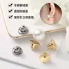 Tapones de Acero Inoxidable tipo Bala Antiperdida para Aretes, Gorros de Oreja de Moda Más Vendidos, Accesorios Universales para Pendientes