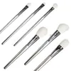 Venta Directa de Fábrica de Nylon y Lana Personalizado Set Completo de 6 Brochas de Maquillaje Herramientas de Belleza Sin Desprendimiento