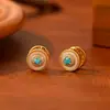 Brincos Populares de Concha de Sereia Moda Tendência High-End Elegantes Exquisitos Brincos Leve Luxo Versáteis Acessórios de Orelha