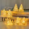 Procesamiento y Personalización de Luz Nocturna Iceberg Luz de Vela Electrónica Forma de Árbol de Navidad Luminoso Arreglo de Cumpleaños Luz Decorativa de Atmósfera