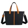 Bolso de Lona de Moda para Mujer Bolso Bandolera Cruzado para Hombro Bolso Tote de Gran Capacidad Bolso de Lona Multicompartimento Fb-39