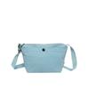 Bolsa de ombro de pano simples europeia e americana, bolsa feminina 2024, nova mochila pequena para casal, masculina e feminina, bolsa casual de lona crossbody