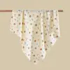 Manta muselina de doble capa para recién nacidos, toalla de baño de algodón para bebé, muselina para sala de maternidad, envoltorio para bebé