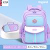 Nova mochila da escola primária britânica para crianças à prova d'água proteção da coluna suporte da cintura mochila de grande capacidade Pano Oxford para meninos e meninas