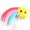 Materiais DIY Cola de Creme Acessórios de Cabelo Grampo Estrela de Cinco Pontas Nuvem Acessórios de Resina Adorno Arco-Íris Glitter Acessórios Feitos à Mão