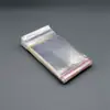 Bolsa de joias bolsa OPP para joias bolsa transparente bolsa de PVC bolsa transparente autoadesiva com furo para pendurar cabeça de pendurar ponto