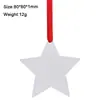 Amazon Colgante de Navidad de Aluminio para Transferencia de Calor Árbol de Navidad Copo de Nieve Campana Aluminio de Sublimación Colgante de Navidad de Sublimación