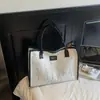 Bolso de Hombro Tote de Moda 2025 Otoño Nuevo Temperamento Color Retro Bolso de Axila Gran Capacidad Bolso Tote Casual