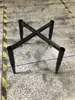 Marco de silla simple de hierro forjado, base de silla de comedor, patas de soporte y marco de silla de comedor de lujo ligero.