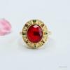 Anillo de Moda Guan Yu Anillo Huevo de Paloma Roja Joyería Popular Europea y Americana Beneficios de Transmisión en Vivo Venta al por Mayor S3121308