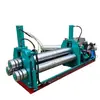 Máquina Eléctrica para Laminar Chapa Equipo para Redondear Chapa Metálica Mecánica de Tres Rodillos Simétrica