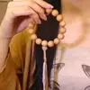 Pulsera de Cuentas Bodhi Ojo de Fénix Nepalí para Hombres, Auténtica Original Ecológica Pulsera de Cuentas de Mano, Cuentas de Oración Ojo de Fénix