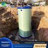 Fornecimento de fábrica FRP integrado estação de bombeamento de esgoto estação de bombeamento de água do parque estação de bombeamento pré-fabricada estação de bombeamento