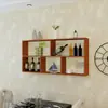 Estante de Vino Simple y Creativo para Montar en la Pared para Comedor del Hogar, Gabinete de Vino para Montar en la Pared para Restaurante Bar, Tipo de Colgar en la Pared