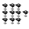 Suporte fotovoltaico solar 30mm preto clip de liga de alumínio preto de média tensão grampo central pode ser embalado em sacos