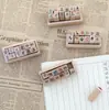 Fabricante Sello Mini Retro Lindo de Madera Simple Set de Sellos DIY para Diario