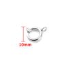 Nueva hebilla de tirachinas de acero inoxidable, con revestimiento de horno de vacío, para collar de oro, accesorios de joyería DIY, accesorios de acero de titanio.