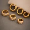 Aretes de Círculo Completo de Diamantes Azucarados Nuevo Patrón Rombo Simple Estilo Nicho de Diamantes Tú Eres los Aretes Venta al por Mayor