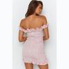 2025 Estilo Ins Exportación Europea y Americana Sexy Elegante que Cubre la Cadera Vestido Floral Pequeño de Primavera y Verano Amazon 626