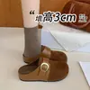 Sandalias de plataforma Birkenstock con estampado de leopardo retro para mujer, nueva colección otoño/invierno 2026, metálicas, ligeras y mules sin cordones
