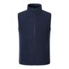 Chaleco de Forro Polar Doble Cara con Cuello Alto para Hombre, Otoño e Invierno, Cremallera, Engrosado, Cálido, Holgado, Sin Mangas, Chaqueta Personalizada Bordada