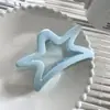 Pinza para el pelo coreana linda para mujer, tamaño grande, estilo de alta gama, adecuada para cabello grueso, pinza de tiburón, horquilla, pinza de lazo