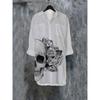 Comércio Exterior Transfronteiriço 2022 Novo Jaqueta Camisa de Biquíni Roupa de Banho Cardigã Feminino Estampado Férias Camisa Casual