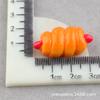 Bolo pão comida brincar resina acessórios caseiro creme cola DIY material miniatura casa de boneca decoração ornamentos atacado