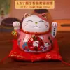 Gato de la Suerte Cerámica Pequeña Decoración para el Hogar Tienda Apertura Regalo Creativo Japonés Gato de la Suerte Alcancía Mini Tarro