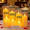 Simulação de controle remoto transfronteiriço balanço eletrônico vela lâmpada led acrílico copo cera natal casamento atmosfera romântica decoração