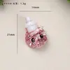 Accesorios de resina DIY de dibujos animados, pequeños y brillantes, pinzas para el pelo de Halloween, fundas para teléfono, hebillas de zapatos, llaveros, colgantes