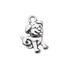 1 Nuevo Modelo de Aleación de Plata Antigua Serie Animal Perro Colgante Encanto Pulsera DIY Collar Llavero Accesorio de Joyería