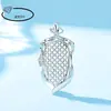 Montagem de Pingente Folha de Malha Integrada Simples e Estilosa para Inlay DIY com Jadeíta, 9*11*23S Prata de Lei Imitação 925