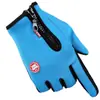 Guantes de invierno para hombre pantalla táctil cremallera impermeables para montar fitness montañismo entrenamiento al aire libre antideslizantes deportivos al por mayor