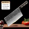 Faca de Cozinha Yangjiang Aço Rolamento Forjada à Mão Faca Doméstica Faca de Corte de Cozinha Faca de Uso Duplo Chef Faca de Cozinha Super Afiada