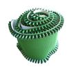 Bafle de PVC verde para faldón de cinta transportadora 1 m de ancho resistente al calor patrón de hierba patrón de cinta transportadora pu cinta transportadora de alimentos personalización
