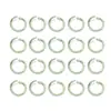 Anéis Abertos de Alumínio Coloridos Anéis de Conexão Anéis Simples Acessórios para Joias DIY Pulseira Colar Materiais para Anéis de Conexão Artesanais