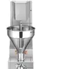 Máquina de enchimento de linguiça elétrica comercial automática grande vertical linguiça de presunto enchimento de linguiça máquina de enchimento de linguiça de aço inoxidável alta potência