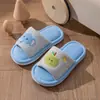 Pantuflas para niños y niñas, de algodón para primavera y otoño, de punta cerrada, antideslizantes, para el hogar, con dibujos, para niños mayores y pequeños, pantuflas de algodón y lino al por mayor