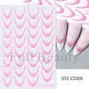 Belleza Total Transfronterizo Nuevas Pegatinas para Uñas Artísticas 3D Dibujos Animados Azul Tinta Lunares Franceses Ballena Pegatinas para Uñas Artísticas