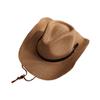 Sombrero de paja panamá para hombre, protección solar para exteriores, sombrero de viaje plegable, sombrero de vaquero para padres e hijos, sombrero de playa, sombrero para el sol