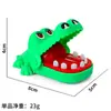 Mini Cocodrilo Mordedor de Dedo Llavero Transfronterizo para Niños Juego de Mesa Interactivo Padre-Hijo Juguete de Regalo Engañoso para Niños