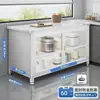 Gran venta del 6.18: encuentra grandes ofertas en gabinetes de cocina de frente abierto con almacenamiento multicapa, un horno de microondas y un aparador
