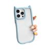 Orejas de gato adecuadas para Apple 16 Funda para teléfono móvil iphone14 Acrílico transparente Lindas mujeres 13 Celebridad de Internet Ins