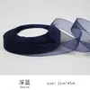 Cinta de Gasa de Nieve de 2 cm Rosa Material para Manualidades Lazo Accesorio para el Cabello Cinta para Empaquetar Sombreros Venta al por Mayor Hecho a Mano