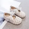 Zapatos Mary Jane de Cuero con Suela Suave para Niñas 2026 Primavera/Verano Nuevos Zapatos Casuales Versátiles de Moda Zapatos de Princesa con Puntos