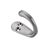 Gancho de metal para ropa, gancho de cocina y baño, gancho para toalla de baño, aleación de zinc, gancho individual, detrás de la puerta, gancho para abrigo, oferta especial de fábrica